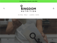 Tablet Screenshot of kingdomnutrition.com